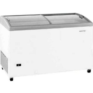 Arcon congelador Masquefrio Mod. CTG 400, puertas correderas cristal curvo
