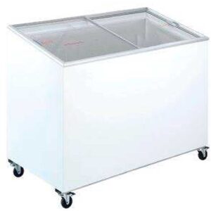 Arcon congelador Masquefrio Mod. SMK 400, puertas correderas cristal inclinado